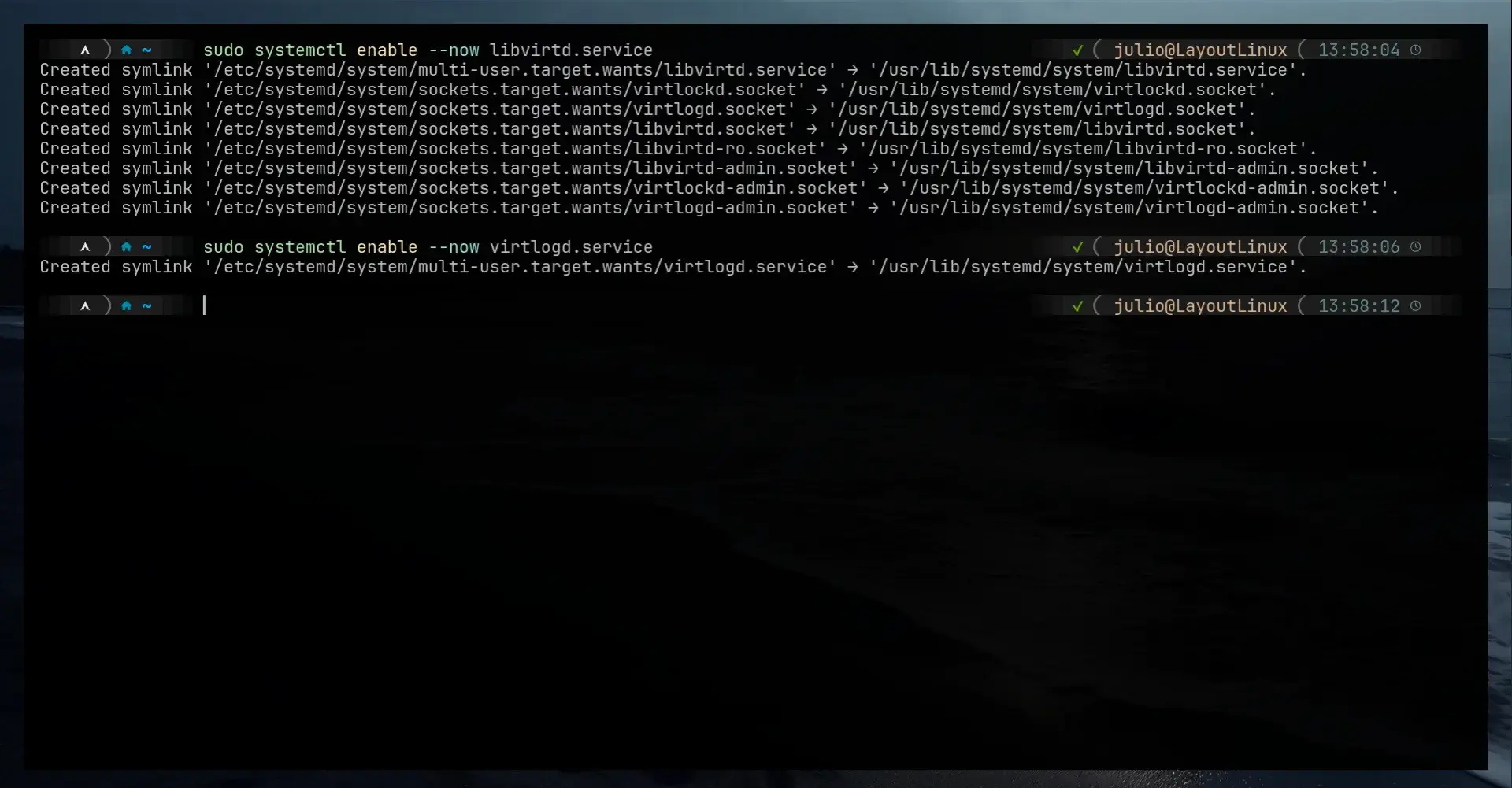 Autocompletions screen zsh shell